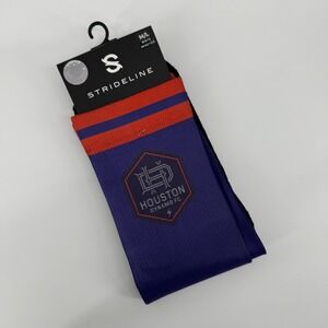 Houston‎ Dynamo FC Strideline Premium Full Soccer Socks M L Blue Orange